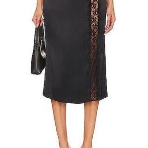 Maura Midi Skirt in Black